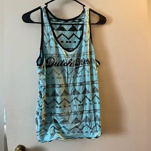 Dutch bros tank top.